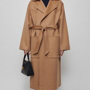 NANUSHKA ALAMO Camel Wool Coat